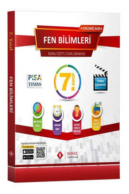 Sonuç Yayınları 7. Sınıf Fen Bilimleri Kazanım Merkezli Soru Kitapçığı Seti - 1