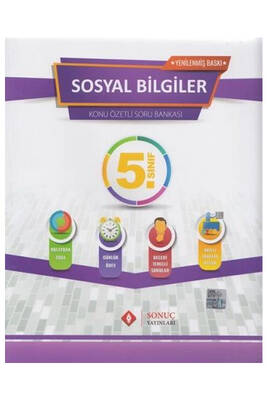 Sonuç Yayınları 5. Sınıf Sosyal Bilgiler Kazanım Merkezli Soru Bankası Seti - 1