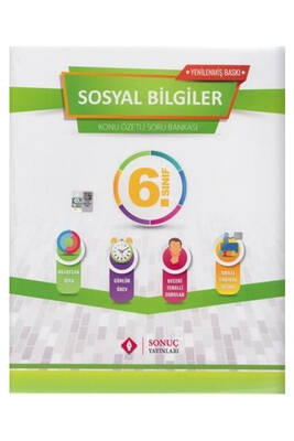 Sonuç Yayınları 6. Sınıf Sosyal Bilgiler Kazanım Merkezli Soru Bankası Seti - 1