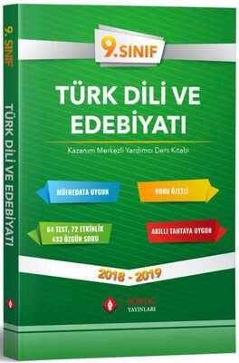 Sonuç Yayınları 9.Sınıf Türk Dili ve Edebiyatı Kazanım Merkezli Yardımcı Ders Kitabı - 1