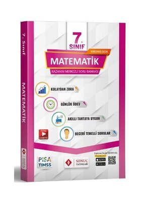 Sonuç Yayınları 7.Sınıf Matematik Kazanım Merkezli Soru Bankası - 1