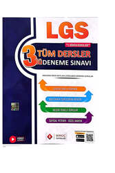 Sonuç Yayınları - Sonuç Yayınları 2023 LGS Tüm Dersler 3'lü Deneme Sınavı 1.Dönem