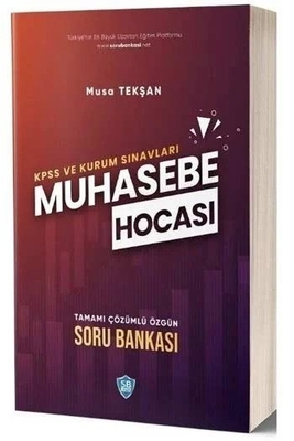 Soru Bankası Net Yayınları KPSS A Grubu ve Kurum Sınavları Muhasebe Hocası Çözümlü Soru Bankası - 1