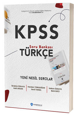 Sorubankası.net Yayınları 2021 KPSS Türkçe Soru Bankası - 1
