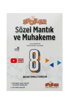 Spoiler Yayınları 8. Sınıf Sözel Mantık ve Muhakeme Soru Bankası Spoiler Yayınları - 1