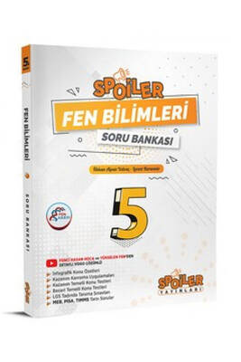 Spoiler Yayınları 5. Sınıf Fen Bilimleri Spoiler Soru Bankası - 1
