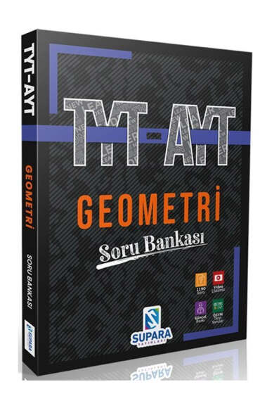 Supara Yayınları 2024 TYT-AYT Geometri Soru Bankası - 1