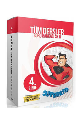 Süperkid Yayınları 4. Sınıf Tüm Dersler Soru Bankası Seti - 1