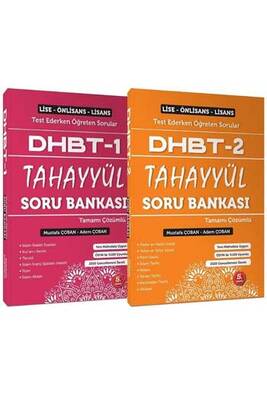 Tahayyül Yayınları 2021 DHBT 1 2 Çözümlü Soru Bankası Seti - 1