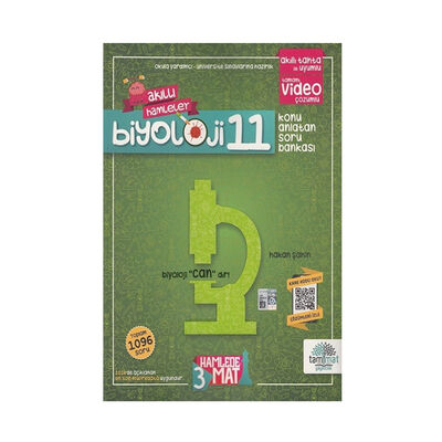 Tammat Yayınları 11. Sınıf Biyoloji Konu Anlatan Soru Bankası - 1