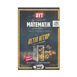 Tammat Yayıncılık - Tammat Yayıncılık AYT Matematik Altın Kitap Tamamı Video Çözümlü Soru Bankası