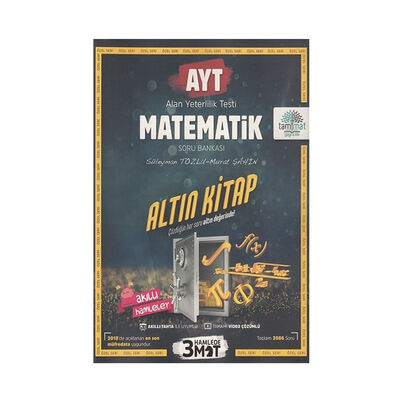 Tammat Yayıncılık AYT Matematik Altın Kitap Tamamı Video Çözümlü Soru Bankası - 1