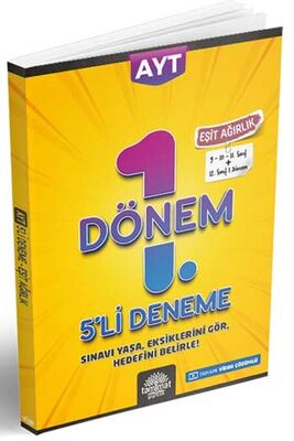 Tammat Yayıncılık AYT Eşit Ağırlık 1. Dönem 5’li Deneme - 1