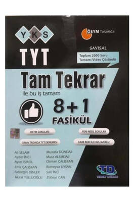 Tandem Yayınları 2021 TYT Tam Tekrar Sayısal 81 Fasikül - 1