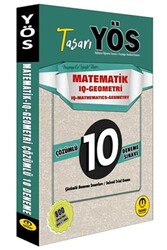 Tasarı Yayınları - ​Tasarı Yayınları YÖS Matematik IQ-Geometri Çözümlü 10 Deneme Sınavı