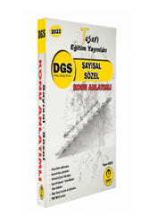 Tasarı Yayınları 2022 DGS Matematik Türkçe Konu Anlatımı Tek Kitap - Tasarı Yayınları