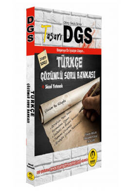 Tasarı Yayınları 2023 DGS Türkçe Çözümlü Soru Bankası - 1
