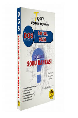 Tasarı Yayınları 2022 DGS Sayısal Sözel Yetenek Çözümlü Soru Bankası - 1
