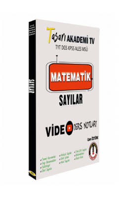 Tasarı Eğitim Yayınları DGS ALES TYT Matematik Sayılar Video Ders Notları - 1