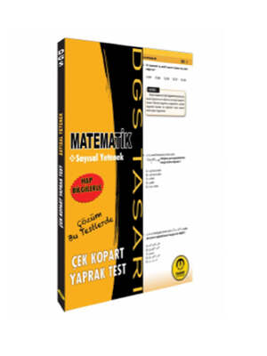 Tasarı Yayınları DGS Matematik Yaprak Test - 1