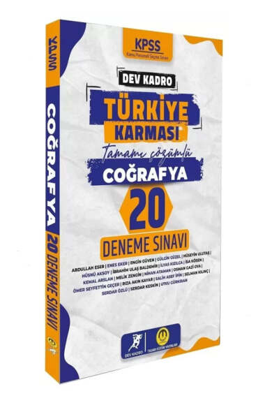 Tasarı Yayınları 2024 KPSS Coğrafya Dev Kadro Türkiye Karması 20 Deneme Çözümlü - 1