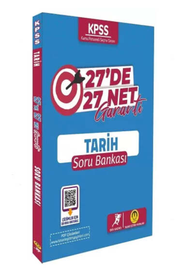 Tasarı Yayınları 2024 KPSS Tarih 27'de 27 Net Garanti Soru Bankası (Video Çözümlü) - 1