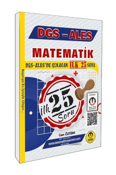 Tasarı Yayınları DGS ALES Matematik İlk 25 Çıkacak Soru Çözümlü - 1