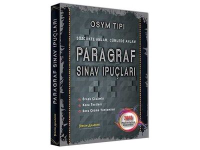 ​Tercih Akademi Yayınları ÖSYM Tipi Paragraf Sınav İpuçları - 1