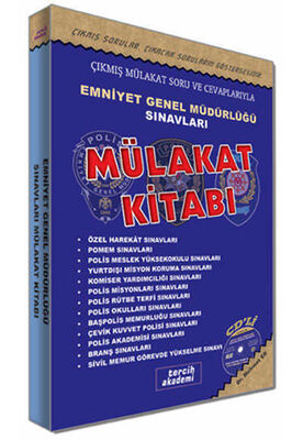 Tercih Akademi Yayınları Emniyet Genel Müdürlüğü Sınavları Sonrası Mülakat Kitabı CD'li - 1