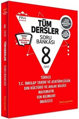 Tercih Akademi Yayınları 8. Sınıf Tüm Dersler Soru Bankası - 1