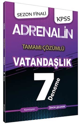 ​Tercih Akademi Yayınları 2020 KPSS Adrenalin Vatandaşlık Tamamı Çözümlü 7 Deneme - 1