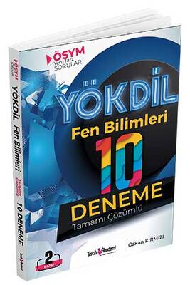 ​Tercih Akademi Yayınları YÖKDİL Fen Bilimleri Çözümlü 10 Deneme - 1