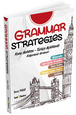 Tercih Akademi Yayınları Grammer Strategies Türkçe Açıklamalı ve Kapsamlı Gramer - 1