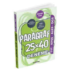 Tercih Akademi - Tercih Akademi Yayınları ÖSYM Tipi Paragraf 25x40 Deneme Sınavı