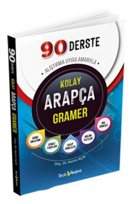 Tercih Akademi Yayınları 90 Derste Kolay Arapça Gramer Türkçe Açıklamalı - 1