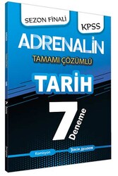 Tercih Akademi - ​Tercih Akademi Yayınları 2020 KPSS Adrenalin Tarih Tamamı Çözümlü 7 Deneme