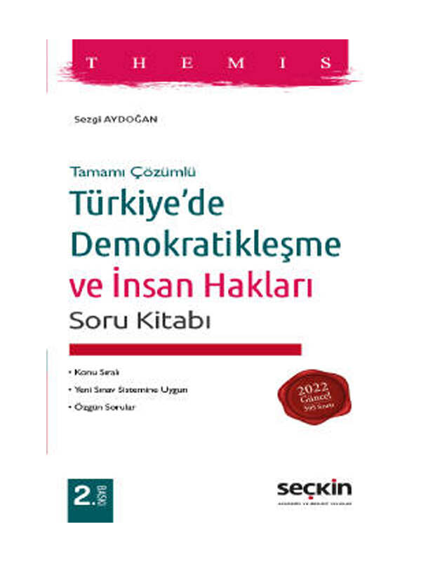 Seçkin Yayınevi THEMIS – Türkiye'de Demokratikleşme ve İnsan Hakları Soru Kitabı