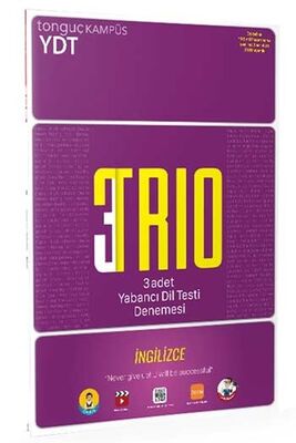 ​Tonguç Akademi YDT İngilizce 3’lü TRIO Denemeleri - 1