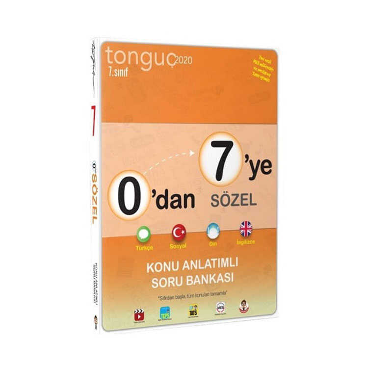 Tonguç Akademi 0'dan 7'ye Sözel Konu Anlatımlı Soru Bankası