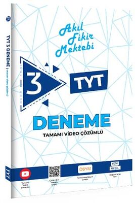 Tonguç Akademi TYT Akıl Fikir Mektebi Tamamı Video Çözümlü 3 Deneme - 1