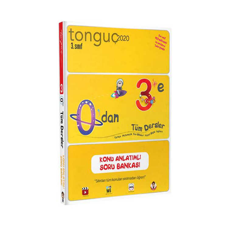 Tonguç Akademi 3. Sınıf 0 dan 3 e Tüm Dersler Konu Anlatımlı Soru Bankası