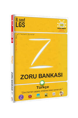 Tonguç Akademi 8. Sınıf LGS Türkçe Zoru Bankası - 1