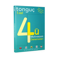 Tonguç Akademi - Tonguç Akademi 5. Sınıf 4 lü Motivasyon Denemeleri