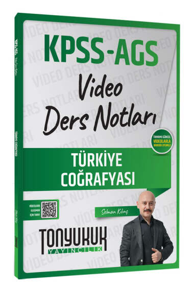 Tonyukuk Yayıncılık KPSS AGS Türkiye Coğrafyası Video Ders Notları - 1