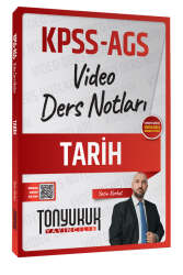 Tonyukuk Yayıncılık KPSS AGS Tarih Video Ders Notları - Tonyukuk Yayıncılık
