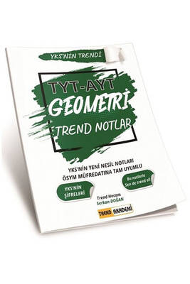 Trend Akademi Yayınları YKS TYT AYT Geometri Trend Notlar - 1