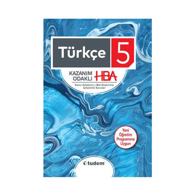 ​Tudem Yayınları 5. Sınıf Türkçe Kazanım Odaklı HBA - 1