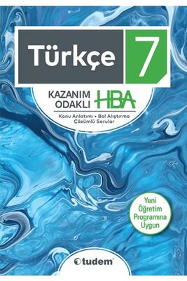 Tudem Yayınları 7. Sınıf Türkçe Kazanım Odaklı HBA - 1