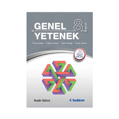 ​Tudem Yayınları 8. Sınıf Genel Yetenek Kitabı - 1