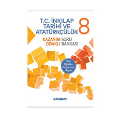 ​Tudem Yayınları 8. Sınıf T.C. İnkılap Tarihi ve Atatürkçülük Kazanım Odaklı Soru Bankası - Tudem Yayınları